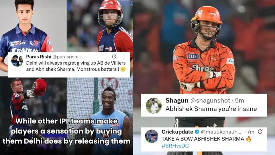 Fans Mock DC As Abhishek Sharma’s 135 Adds To Their Long List Of Released Superstars